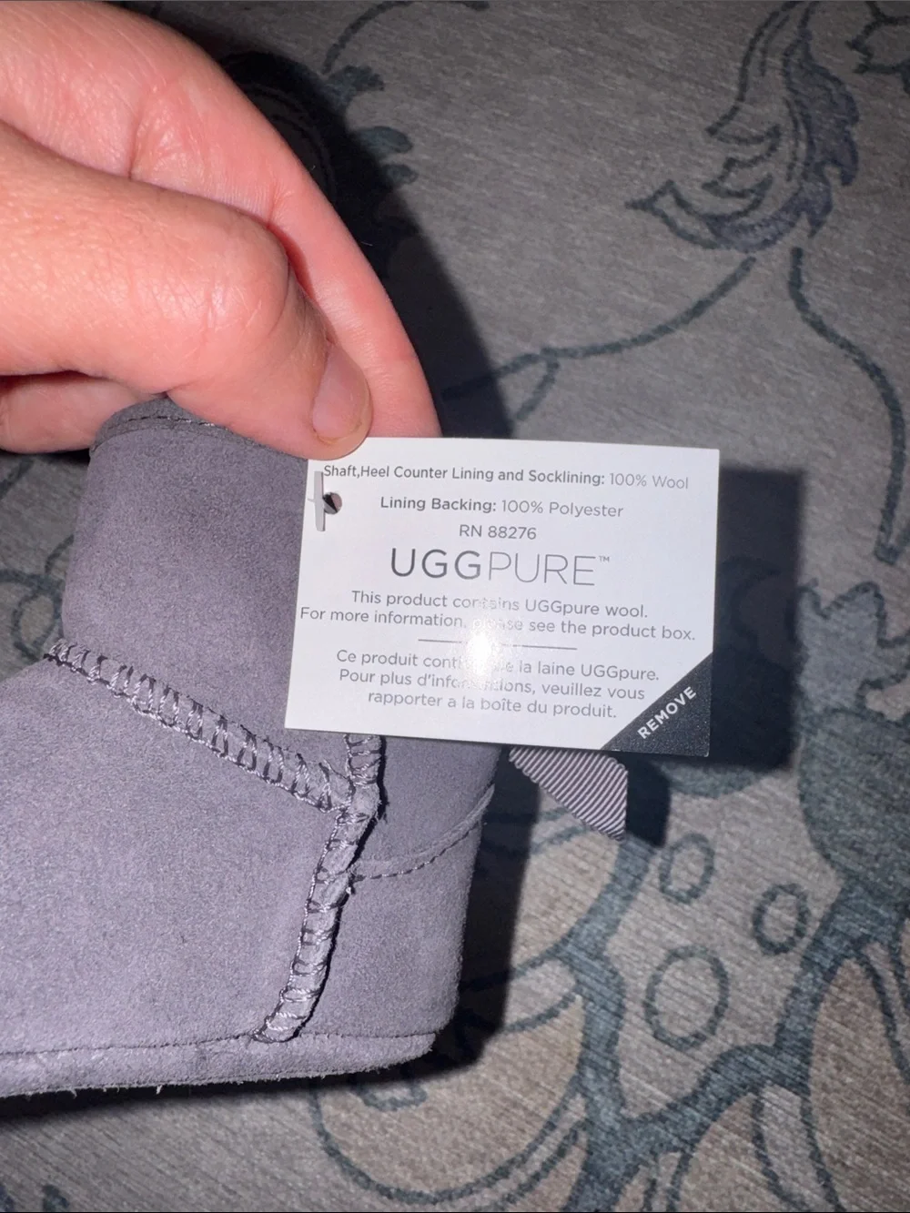UGG plush shearling